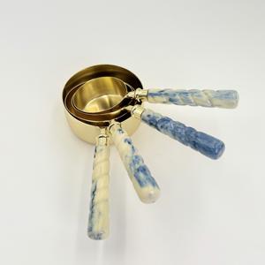 ผลิตภัณฑ์ใหม่ 2026 ช้อนตวงพร้อมด้ามจับเรซิ่น สแตนเลส สำหรับชา กาแฟ ผงต่างๆ และถ้วยตวง โดย R B Overseas - Product Image 4