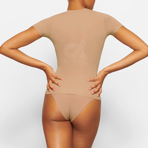 Nueva Colección 2026 de Ropa Femenina de Alta Calidad al por Mayor, Camisetas de Manga Corta, Camisetas sin Mangas con Cuello Redondo, 100% Algodón - Product Image 5