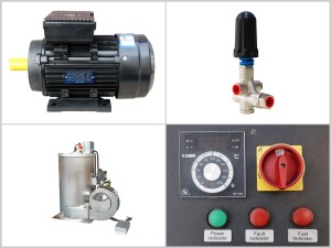 Nettoyeur haute pression à eau chaude 120 bars 12 MPa 2175 PSI pour le nettoyage des surfaces extérieures, des huiles et des saletés, des pavés, des parkings, des allées - Product Image 2