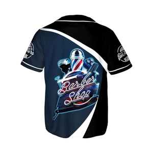 New Arrival High Quality Barber Sublimation Uniform Breathable Eco-Friendly Polyester Smock with Custom Logo Washable - Product Image 2