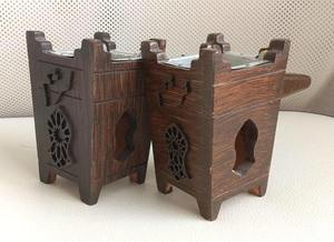 Elegant Wooden Incense Holder Censer Box With Traditional Hand Carved Details For Home Fragrance Temple And Wellness burner - Product Image 4