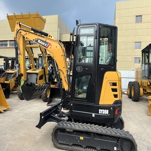 Mini-excavatrice Sany, excavatrice hydraulique fiable pour petits chantiers de construction, travaux d'aménagement paysager, travaux de canalisations et projets de drainage. - Product Image 2