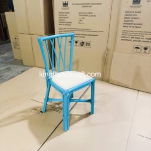 Sillas Infantiles de Ratán Hechas a Mano Estilo Bohemio para Alquiler, Ideales para Fiestas de Cumpleaños, Bodas y Eventos de Lujo, Fabricante OEM - Product Image 1