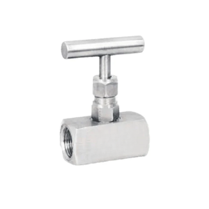 Válvula de aguja de acero inoxidable 304 con rosca interior y exterior, reguladora de flujo de alta presión para agua y gas, con maneta de una sola pieza, válvula de corte. - Product Image 1