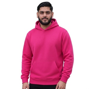 เสื้อสเวตเชิ้ตมีฮู้ดสีพื้นสำหรับผู้ชาย ทรงปกติ ผ้าฝ้ายฟลีซ สวมใส่สบายๆ สำหรับฤดูใบไม้ร่วง - Product Image 4