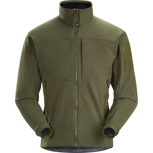 Chaqueta Softshell Impermeable para Hombre con Logotipo Personalizado, Chaqueta de Invierno Cálida y a la Moda, Color Verde Oliva, Resistente al Viento, para Actividades al Aire Libre - Product Image 1