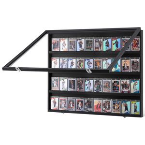 Espositore per 36 Carte Sportive Gradate 30.5x24.3x2.1 Pollici, Cornice per Carte da Baseball con Protezione UV al 98% e Vetro PC Trasparente - Product Image 1
