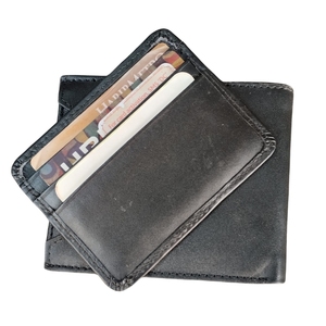 Genuine Leather Bifold <b>Wallet</b> <b>Men</b> Extra <b>Card</b> Slots Slim Travel Insert Minimalist Business Pocket Organizer <b>Wallet</b> <b>Card</b> Holder - Product Image 3