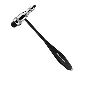 Marteau de réflexes neurologique Tromner en acier inoxydable, manuel, léger, pour examen médical, avec brosse intégrée, Apto - Product Image 5