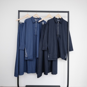 Women's Zipper Denim Top & Skirt Set Chic & Stylish Outfit - Product Image 5