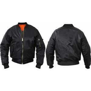 Classic Eco-Friendly Polyester/Cotton Bomber <b>Jacket</b> <b>for</b> <b>Men</b>-British Fur Front Logo <b>Summer</b> - Product Image 2
