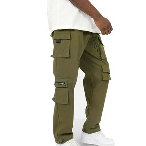 Pantalon multi-usages Solid Trader pour un usage quotidien, matière de haute qualité, design de poches fonctionnelles, look premium, pantalon cargo et pantalon. - Product Image 2