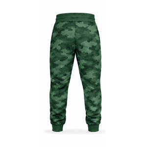 Conjunto Deportivo Unisex Verde Camuflaje, Sudadera con Cremallera Completa y Pantalones Jogger, Ropa Deportiva Casual Personalizada para Entrenamiento - Product Image 4