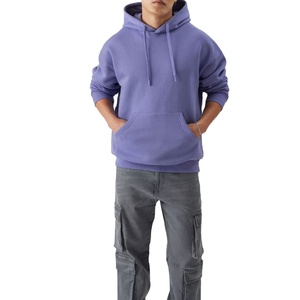 Sweat à capuche décontracté pour homme de qualité supérieure, coupe classique, hiver, avec impression personnalisée, services OEM, tissu polaire - Product Image 2