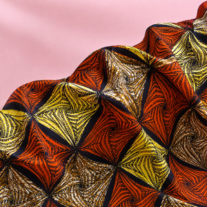 Tela Africana Estampada al por Mayor, Textil de Algodón Ankara, Tela Batik Colorida para Vestidos Tradicionales, Prendas de Moda - Product Image 3