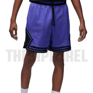 Shorts en mesh pour homme avec logo frontal, séchage rapide, respirant, fermeture à cordon, pour la gym, le basketball, le sport, le streetwear, décontracté - Product Image 5