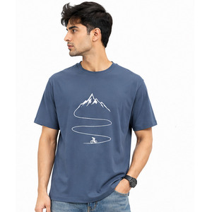 Camiseta de Algodón al por Mayor para Hombre, Suave y Cómoda, de Manga Corta, con Logotipo Personalizado, Ropa Casual, Camiseta de Algodón Lisa Personalizada para Hombre - Product Image 2