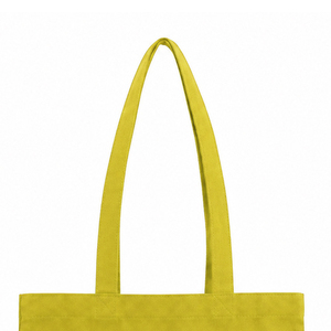 Sac fourre-tout durable à longue poignée avec poignées de couleur unie et motif ondulé imprimé en coton pour usage quotidien - Product Image 5