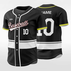 Maillot de baseball vierge à manches courtes pour la mode, personnalisable par sublimation, uniforme de baseball économique de qualité abordable avec option OEM - Product Image 2