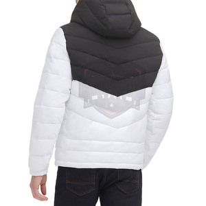 แจ็คเก็ตพัฟเฟอร์แขนยาวสำหรับผู้ชายรุ่นใหม่ประจำฤดูหนาวจากโรงงาน พร้อมปกตั้ง โลโก้ด้านหน้า ระบายอากาศได้ดีและเป็นมิตรกับสิ่งแวดล้อม - Product Image 2