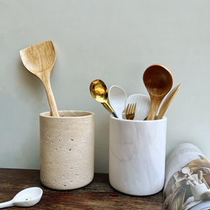 ที่วางช้อนหินอ่อนที่วางกลางโต๊ะในครัวชั้นวางช้อน - Product Image 6