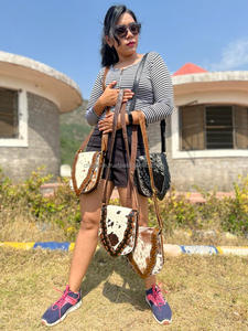 Nuevo estilo occidental pelo en piel de cuero bolsos de hombro de alta calidad de moda de piel de vaca genuina de cuero Sling Side bolso - Product Image 4