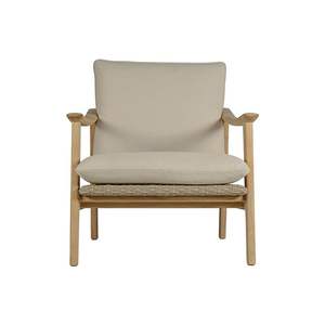 Fauteuil en teck massif de qualité export avec coussins moelleux, mobilier de salon moderne pour projets hôteliers - Product Image 4