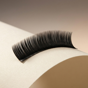 ขนตาปลอม PBT แบบแบนและรูปวงรี  ความโค้ง B/C/D  ติดง่าย  ขายส่ง ถาดขนตาสำหรับมืออาชีพ - Product Image 1