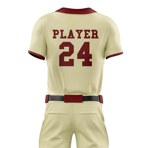 Uniforme de béisbol nuevo en diferentes colores para hombre adulto, 100% poliéster, tela suave, liso, a un precio razonable. - Product Image 6