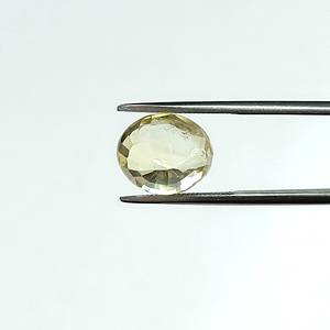 Zafiro amarillo ovalado natural de 4.92 quilates de Sri Lanka, piedras preciosas sueltas para la fabricación de joyas y anillos, tabla Ratti 5.25 YSOIN-140 - Product Image 5