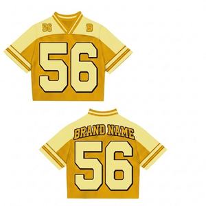 Camisetas de Fútbol Retro Casuales Personalizadas OEM para Hombre, Camisetas Holgadas, Versátiles, Transpirables y Cortas a Precio Razonable - Product Image 6