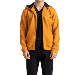 Veste polaire décontractée avec fermeture éclair intégrale raglan, couleur unie, manches longues, vêtements d'hiver pour hommes, sweats à capuche - Product Image 1