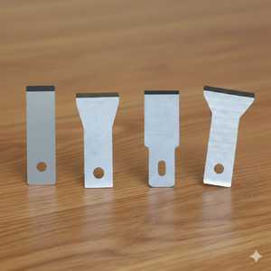 Industrial <b>Cutter</b> Knife Blade Flat Chisel Style Cutting <b>Edge</b> Replacement Blade for Pelletizing and Processing machinery - Product Image 3