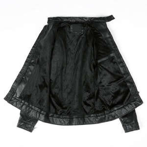 Chaqueta de Invierno de Cuero con Revestimiento Personalizado para Hombre, Cuello Alto, Transpirable, Impermeable, Diseño Cortavientos, Corte Holgado, Estilo Casual Urbano - Product Image 3