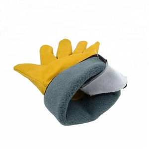 Best Quality Assembly Driver Labor Protection Leather Working Gloves With OME Service Leathers Gloves From Pakistan - Product Image 4