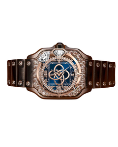 Luxury <b>Automatic</b> Moissanite Diamond Watch Men Full VVS Stone Stainless Steel Watch - Product Image 1