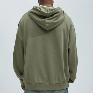 Sudadera con Capucha Oversize para Hombre, de Algodón French Terry, con Bolsillo Frontal y Logotipo Estampado, Estilo Casual para Otoño - Product Image 5