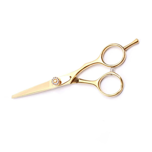 Ciseaux de barbier pour hommes à lame arrondie en acier inoxydable, avec poignée confortable, dernier design, pour la coupe et l'éclaircissement des cheveux, personnalisables - Product Image 2