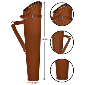 Alfiletero de Cuero Genuino de Alta Calidad Hecho a Medida para Tiro con Arco, Venta al por Mayor Directo de Fábrica - Product Image 5