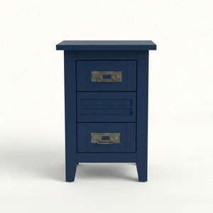 Table basse moderne PKP avec 2 tiroirs, bois de caoutchouc blanc, MDF, design durable, garantie 1 an - Meubles de salon - Product Image 1