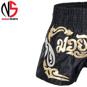 กางเกงมวยไทยคุณภาพสูงแบบ OEM ผลิตตามสั่ง Nurak ราคาถูก กางเกงมวยไทยขายดี พร้อมบริการ OEM ปี 2026 - Product Image 4
