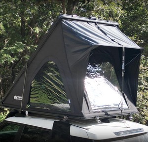 Nueva Carpa de Techo Ultraligera para 2 Personas, Carpa de Techo Triangular de 9 cm, Carpa Rígida para Acampar al Aire Libre, Carpa de Techo para SUV - Product Image 6