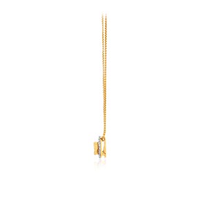 GLEAMORA ENTERPRISE Pendentif Cœur en Or Jaune avec Diamant de Laboratoire Taille Brillant pour Femme, Tendance, 14K, 2.64g, Couleur I, Usage Quotidien - Product Image 3
