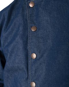 OEM Wholesale Kitchen Restaurant Hotel Staff Chef Wear Jacket Short Sleeve <b>Coat</b> <b>Summer</b> Denim Hotel Uniform - Product Image 6