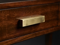 Console moderne en bois brun avec tiroirs pour salon