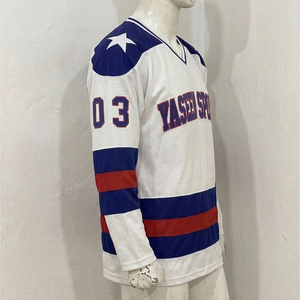 High Quality Custom Sublimation Ice Hockey Jersey-Premium 100% Polyester/Spandex Breathable Quick Dry Custom Team <b>Names</b> Numbers - Product Image 3