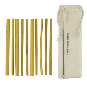 EXPAD Eco-friendly <b>Bamboo</b> Biodegradable Reusable Reed Rice Drinking <b>Straws</b> 100% Natural Customized Degradable Vietnam 200mm for - Product Image 1