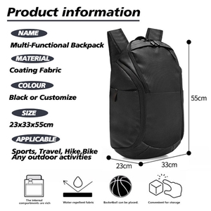 Large Capacity <b>Backpack</b> Basketball Bag Sports Bag Multiple Carrying Modes Customized Logo Printing - Product Image 6