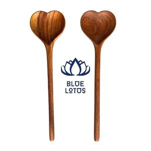 Juego de 7 Cucharas Ecológicas de Madera de Acacia de 5.8 Pulgadas, Cucharitas para Miel, Mermelada y Condimentos, Solo Lavar a Mano, Utensilios de Cocina - Product Image 1