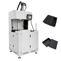 Machine de formage de boîtes en carton ondulé servo-automatique complète pour boîtes de luxe (cosmétiques, thé, chocolat, cadeaux) et boîtes rigides